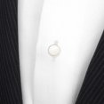 thumbnail image 4 of Cufflinks OB-MOP-ST White MOP Studs, Silver, 4 of 6