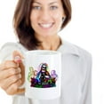 thumbnail image 2 of DJ Jesus Wearing Shades & Holding A Vinyl Featuring A Disco Ball, Mixer & The Last Supper Disciples Coffee & Tea Gift Mug Cup For A Jesus Lover Christian Disc Jockey & Men Or Women Gospel Music DJs, 2 of 4