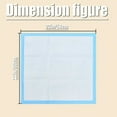 thumbnail image 2 of Shinefuture XL 5-Layer Odor Neutralizer Pet Training Pads, Puppy Pads, 22" x 22", Blue, 100 Count, 2 of 8