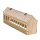 thumbnail image 2 of Comedero para palomas, dispensador de comida para aves, contenedor para reducir el desperdicio de alimento para aves de corral. 60 centímetros, 2 of 9