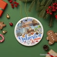thumbnail image 6 of Galveston Cultural Ceramic Ornament, Texas Coastal Christmas Gift, 6 of 8