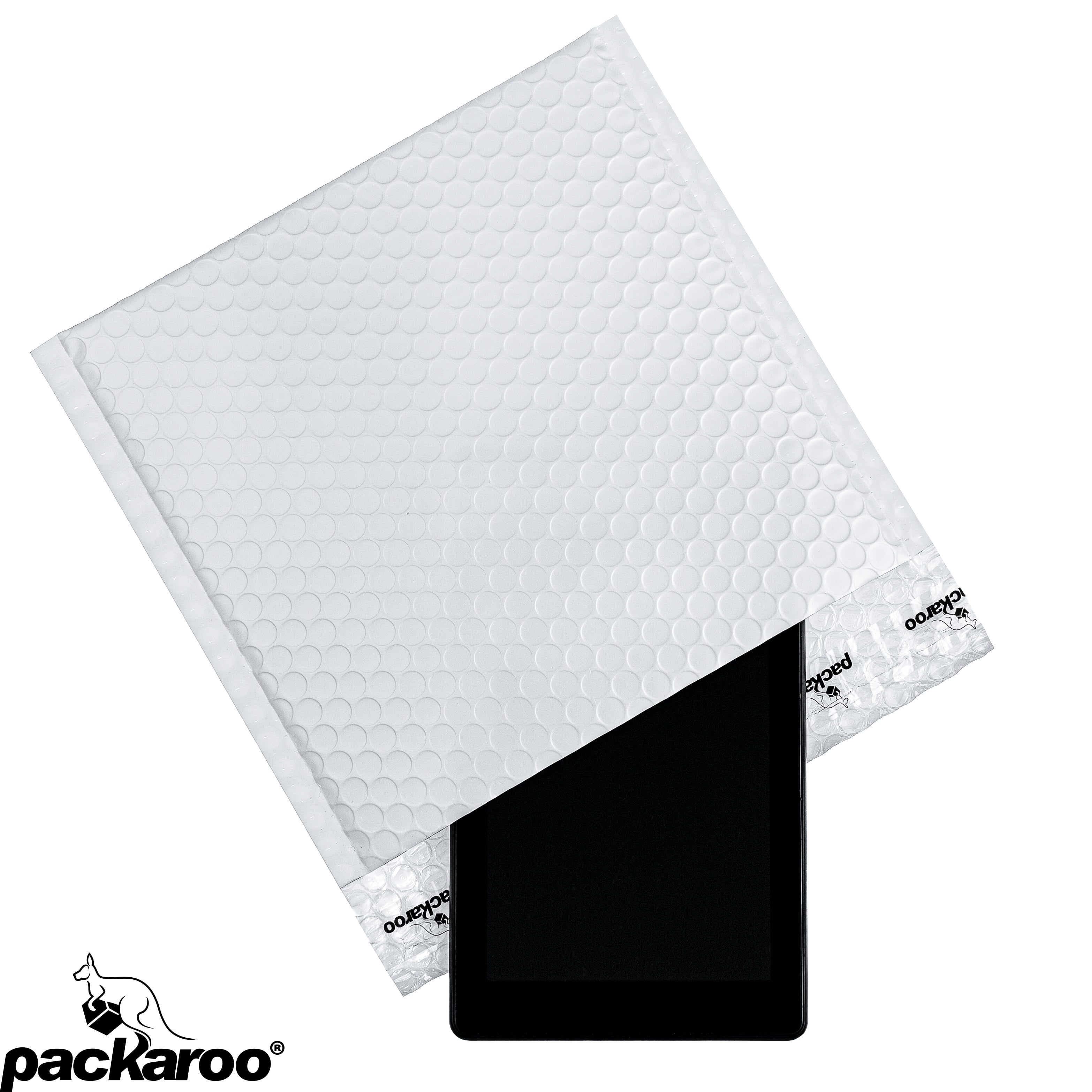 250 Pack 6.5 x 10 inch Peel & Seal White/Grey 6.5x10 Bubble PolyMailer Padded Envelopes