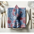 thumbnail image 5 of Vargottam Designer Cotton Twill Napkins - Set of 12, 20-Inch, Floral Print, Durable & Absorbent Cloth Napkins for Dining, Parties, and Home Decor - Machine Washable, 5 of 8
