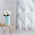 thumbnail image 3 of Decoultimatex Blue Valance Curtains for Windows Print Tree Branch Semi-Sheer Valance，1 Panel 50"W x 15"L, 3 of 5