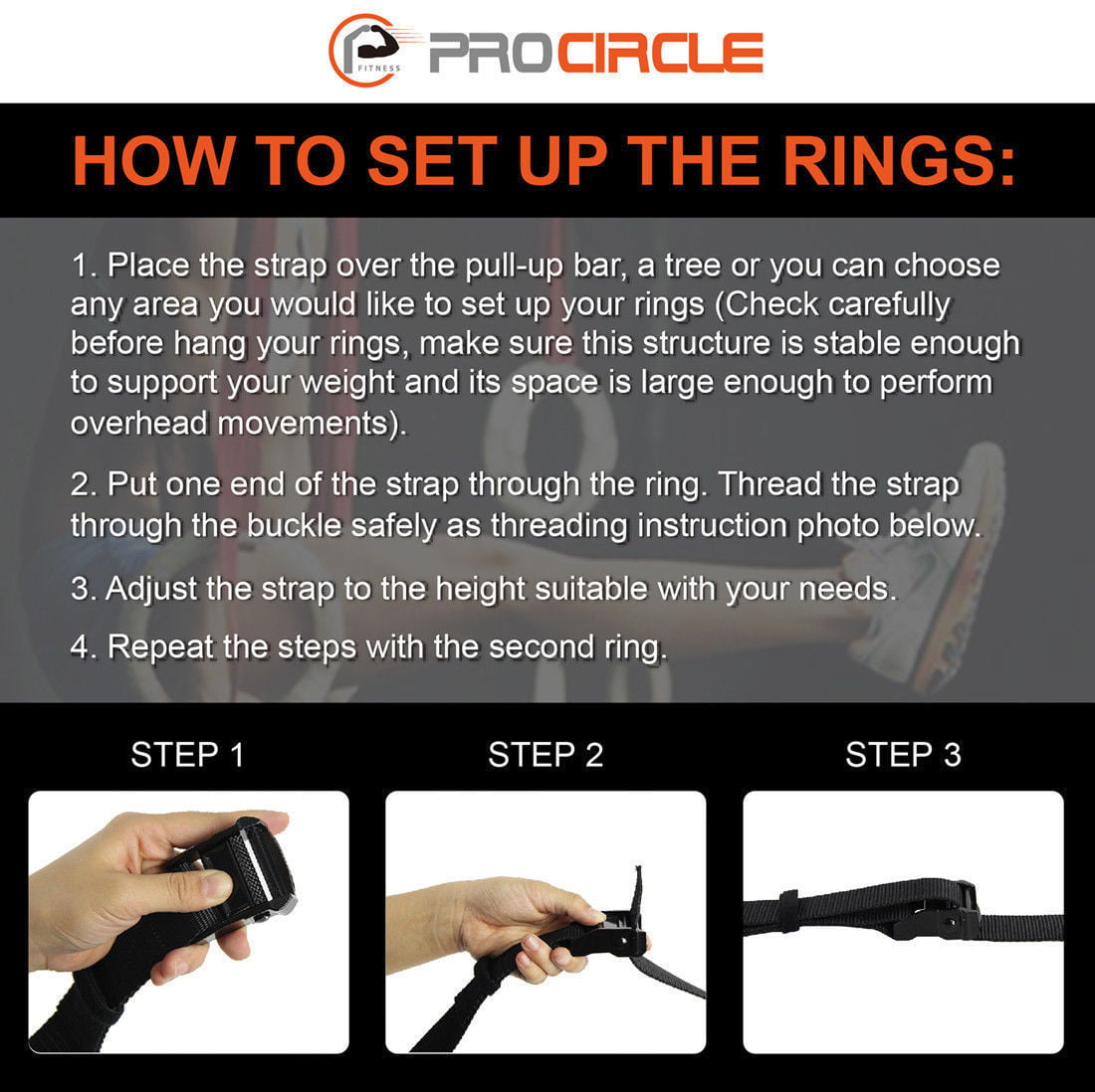 Wood Gymnastic Ring Strength Training Fitness Exercise Ring Hot Adjustable U6S4 
