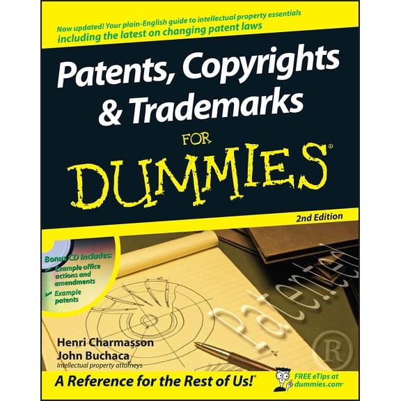 Pre-Owned Patents, Copyrights and Trademarks for Dummies [With CDROM] (Paperback) 0470339454 9780470339459