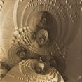 thumbnail image 1 of Ahgly Company Machine Washable Indoor Square Transitional Bronze Brown Area Rugs, 5' Square, 1 of 7