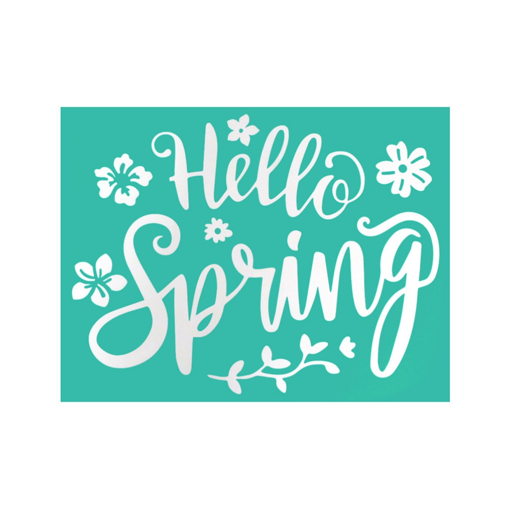 SelfAdhesive Silk Screen Stencils Mesh Transfers Reusable Sign