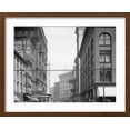 thumbnail image 2 of Art.com Detroit, Mich., Gratiot Avenue from Woodward Photo, Brown Frame Wall Art, 21" x 17", 2 of 4