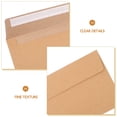 thumbnail image 3 of KAKOWELY 60Pcs Self Seal Wedding Invitation Envelopes Kraft Paper Light Brown Printable Design, 3 of 8