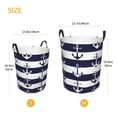 thumbnail image 5 of Easygdp Anchors Large Dirty Clothes Hamper, Lightweight Storage Basket, Household Laundry Bag with Handle - Small, 5 of 8