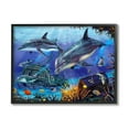 thumbnail image 2 of Stupell Industries Underwater Shipwreck & Treasure Coastal Painting White Framed Art Print Wall Art, 2 of 5