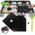 thumbnail image 2 of Reheyre 8Pcs Reusable Gas Stove Protector Cover Heat Resistant Microwave Oven Cover, 2 of 7