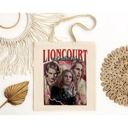 vintage Limited Lestat De Lioncourt Bag Gift Graphic Horror movie Tote Bag Vintage 90s Lioncourt Bag Actor Character Movie PM413-TH11158