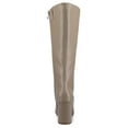 thumbnail image 3 of Journee Womens Ameylia Wide Width Wide Calf Covered Block Heel Pointed Toe Boots, 3 of 9