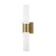 thumbnail image 3 of Livex Lighting Aero 2-Light Twist Lock Metal ADA Vanity Sconce in Black, 3 of 7