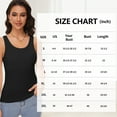 thumbnail image 6 of Joyshaper Women's Scoop Neck Fitted Camis Tank Top with Built in Bra Cup Casual Wide Strap Sleevless Camisole, 6 of 6