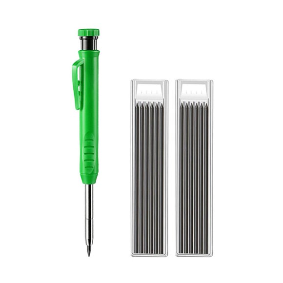 For Deep Hole Marker Carpenter Pencil Tool Woodwork Draw On Metal Plastic Wood