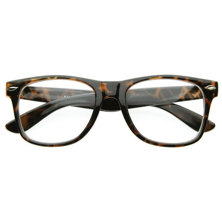 Cp Fashion Men Women Hipster Vintage Retro Tortoise Glasses Clear Lens Nerd Eyewear