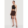 thumbnail image 2 of Women's Asymmetrical Ruffle Tiered Mini Skirt, 2 of 4
