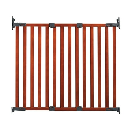 KidCo Angle Mount Safeway gate - adjustable gate width: 28″ – 42.5″, Cherry