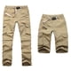 thumbnail image 4 of Pantalones largos para hombre, pantalones desmontables, pantalones deportivos multibolsillos para exteriores, pantalones cargo, pantalones, pantalones combinados para hombre, 4 of 9