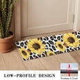 thumbnail image 3 of Leopard Sunflower Pattern Door Rugs,Washable Non Slip Door Mats Indoor,Decorative Door Mats,Entry Mat Indoor for Entrance,Bedroom,Kitchen,Bathroom,16"x47", 3 of 6