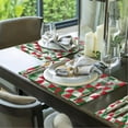thumbnail image 5 of Christmas Trees Placemats Set of 6 Rectangle Table Mats Washable Heat-Resistant Place Mat for Kitchen Dining Table Decor Indoor Outdoor, 5 of 6