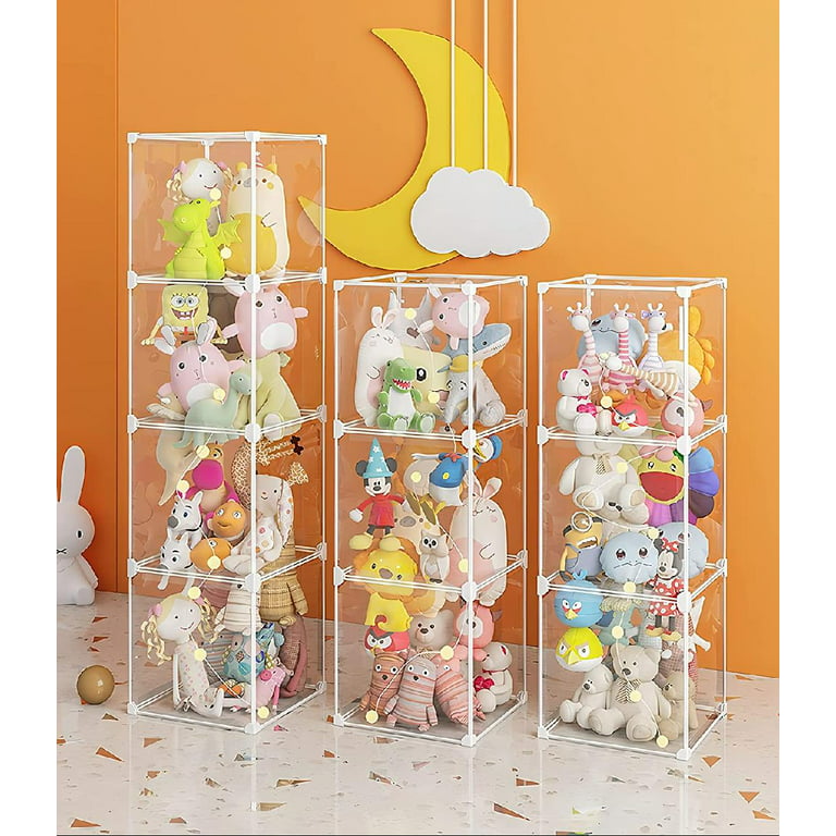 Stuffed Animal Storage for Display Kid's Toys, Perfect Storage Idea for  Teddies and Dolls Let Storage Become a Decoration. 12.5in×12.5in×23.8 in