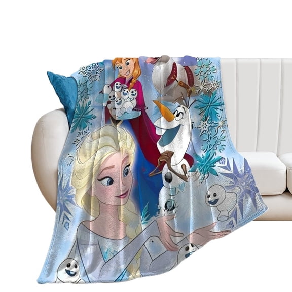 Frozen Throw Blanket for Kids Frozen Merch for Girls Boys 60"*80"150*200cm Blankets