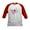 Red/White, variant on CafePress - Peppa Pig: Baby Pig Kids Baseball T Shirt - Kids Cotton Baseball Jersey, 3/4 Sleeve Shirt