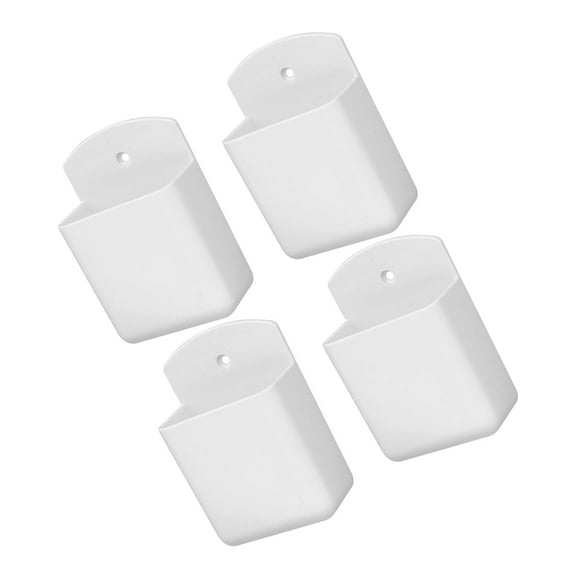 4 Pcs Remote Control Hanger Storage Shelf Wall Hanging Remote Holder Wall Mount Useful Wall Pen Holder Office