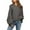 Dark Gray, variant on Dellytop Women's Long Balloon Sleeve Pullover Sweaters
