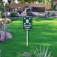 thumbnail image 2 of Yjiankangz Yard Sign with Stake Muster Point Yard Sign Outdoor Aluminum Sign Outdoor Yard Decorations Patio Outdoor Decor 8x12 inches, 2 of 7