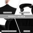 thumbnail image 5 of Gaming Chair Covers Slipcovers Office Desk Chair Cover Waterproof with Armrest Covers, Stretch Computer Chair Cover Ergonomic Rotating Armchair Covers Stretchable Seat Chair Cover Non Slip-Black, 5 of 5