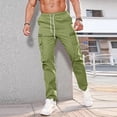 thumbnail image 2 of Fleece Lined Cargo Pants, Big And Tall Work Pants Fleece Double Knee Work Pants Pantalones Para Pants For Men Stretch Extreme Motion Cargo Pants Men Pantalones S Green, 2 of 9