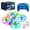 Blue & Green, variant on Party City 6 inch Glow Sticks, Glow in the Dark Party Supplies for Kids & Adults, 24pk (Rainbow)