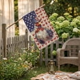 thumbnail image 6 of Patriotic Garden Yard Flag, Linen With Vivid Digital Printing And Weatherproof Texture, for Independence Day Lawn Ornament, Courtyard Decor, Holiday Outdoor Setup, 6 of 6