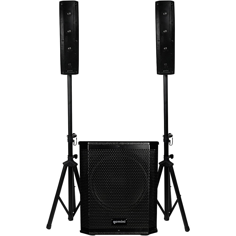Gemini LRX1204 Portable Line Array PA System With 12" Subwoofer