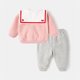 thumbnail image 5 of Gibobby Conjunto 2PCS de pants para Niños pequeños niños pequeños bebés niñas dibujos animados sudadera pulóver Tops lindo estampado pantalones(Blanco, 6-12 Meses), 5 of 5