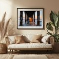 thumbnail image 2 of The Infinity Door - Manhattan Beach California Photography Sunset Ocean Coastal Water Beach Seascape Black Framed Wall Art Print 20 x 30 inches, 2 of 3