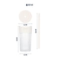 thumbnail image 4 of Ello Ava 18oz Glass Tumbler - Cream, 4 of 7