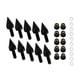 thumbnail image 3 of s 10 M5 Moto Parabrisas Pernos Tornillos Tuercas Sujetadores Reemplazos Negro Zulema tornillo de parabrisas, 3 of 8