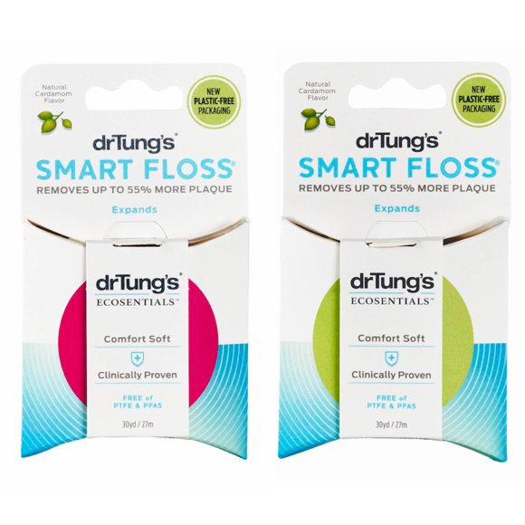 Dental Floss Smart Floss, sabor a cardamomo natural de DrTung