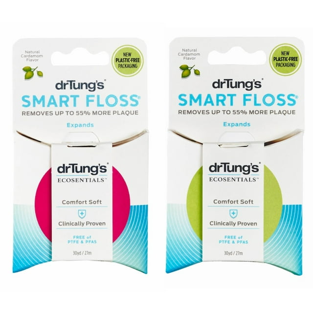 Dental Floss Smart Floss, sabor a cardamomo natural de DrTung