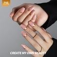thumbnail image 3 of Pantalones cortos ovalados FANDAMEI de 24 colores con forma de ojo de gato de Press on Nails, 3 of 8