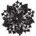 thumbnail image 1 of Joyería de moda hermosa broche de cristal plateado con diamantes de imitación para mujer, 1 of 5