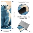 thumbnail image 4 of Polar Bear Yoga Towel with Storage Bag, 72.8"x26.8", Suitable for Yoga, Pilates, Fitness, etc., 4 of 6