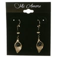 thumbnail image 2 of Drop Dangle Earrings With Black Bead Accents For Women Gold-Tone, 2 of 2