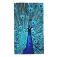 thumbnail image 1 of Balery Beautiful Blue Peacock Toalla de Microfibra Premium con Estampado – 27.5x16 pulgadas, Alta Absorción, Suave y Aterciopelada, Secado Rápido, 1 of 6